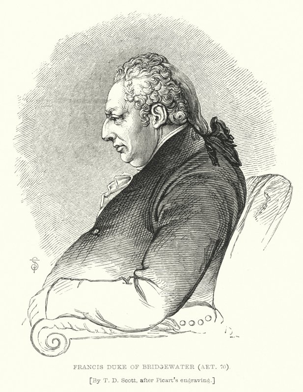 Francis, Duque de Bridgewater, Aet 70 (gravura) de T. D. (after) Scott
