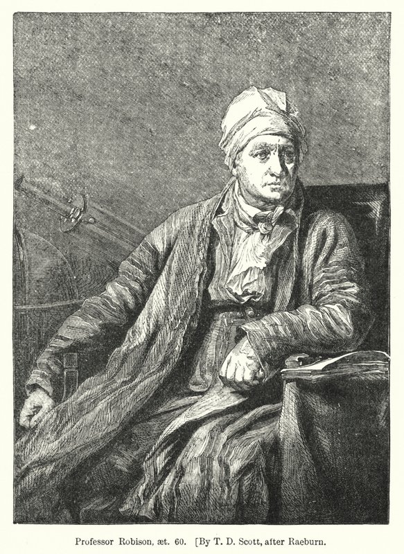 Professor Robison, aet 60 (gravura) de T. D. (after) Scott