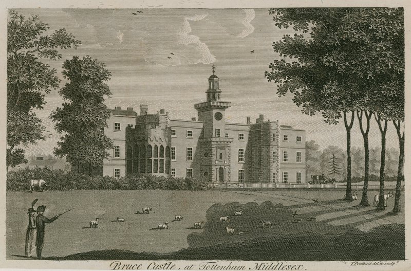 Castelo de Bruce, Tottenham, Londres de T. Prattent