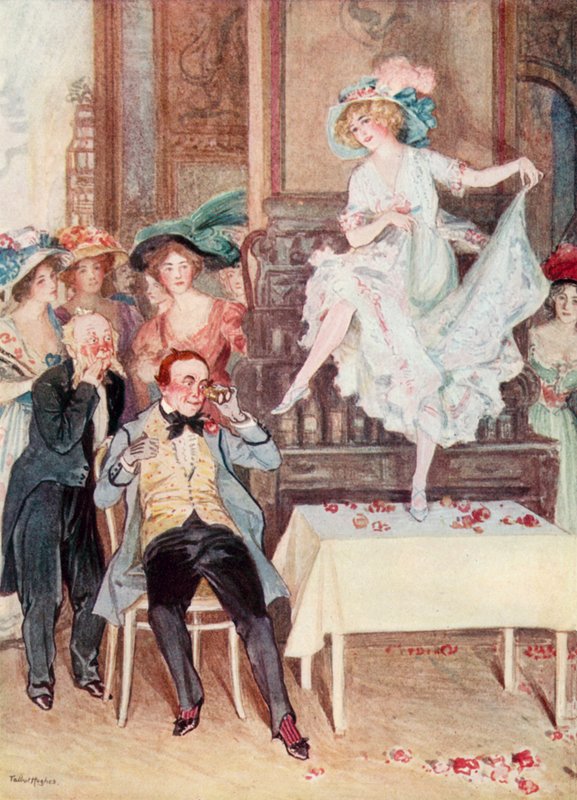 A viúva alegre: na festa da ceia de Talbot Hughes