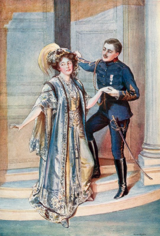A viúva alegre: Natalie e Jolidon de Talbot Hughes