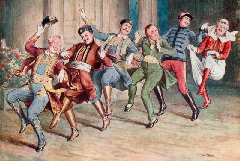 A viúva alegre: "As mulheres! Como ganhá-los" de Talbot Hughes