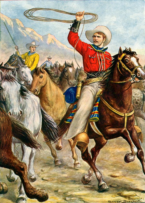 Vaqueiro americano de Tancredi Scarpelli
