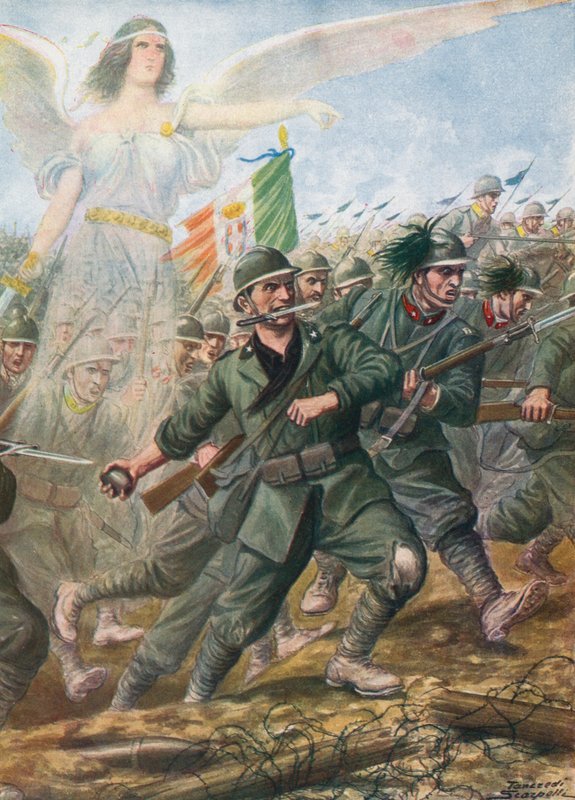 Batalha do rio Piave, 1918 de Tancredi Scarpelli