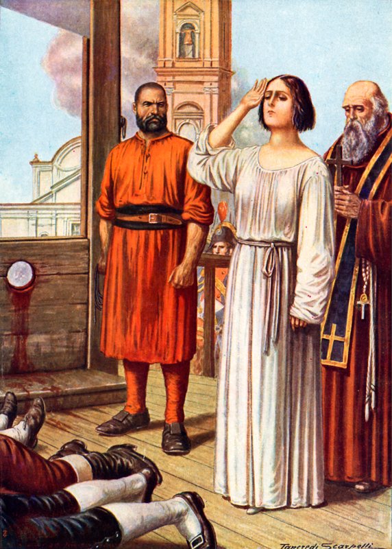 Eleonora Fonseca-Pimentel salutes her executed colleagues de Tancredi Scarpelli