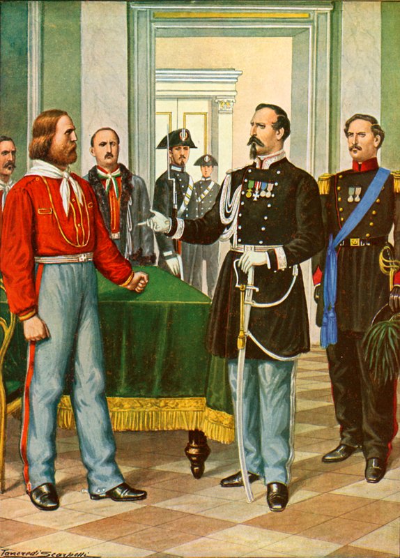 Garibaldi e General La Marmora de Tancredi Scarpelli