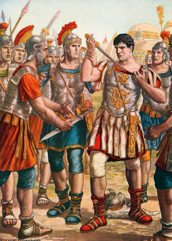 Germanicus oferecendo para se matar de Tancredi Scarpelli