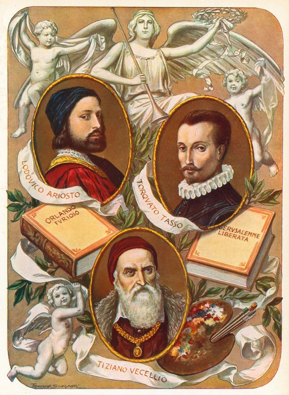 Glórias da arte e literatura italiana de Tancredi Scarpelli