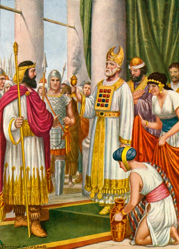 Trajes hebraicos de Tancredi Scarpelli