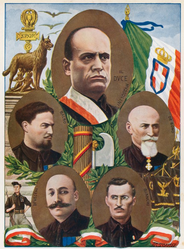 Il Duce e o Quadrumvirato de Tancredi Scarpelli