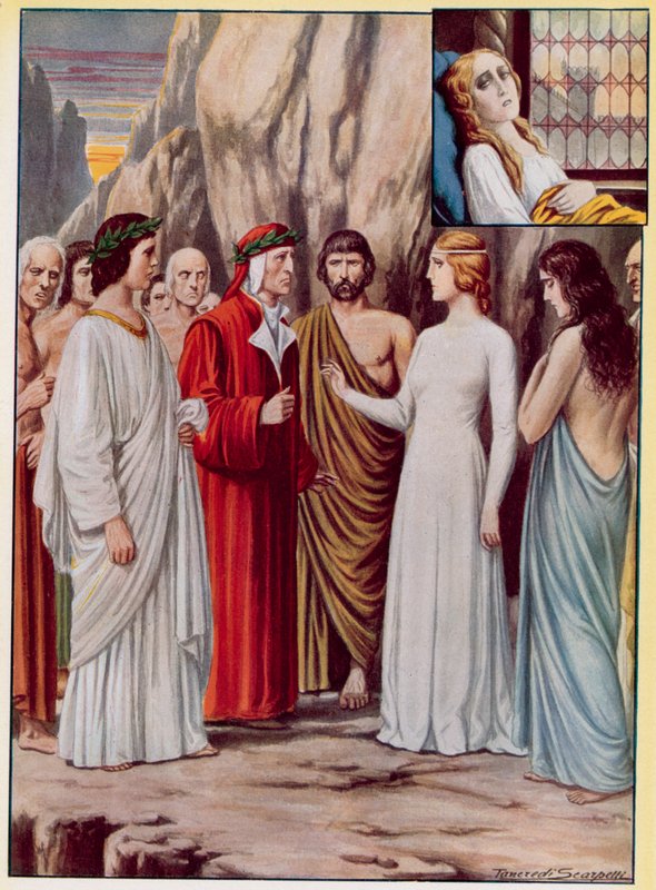 Ilustração para a Divina Comédia de Dante de Tancredi Scarpelli