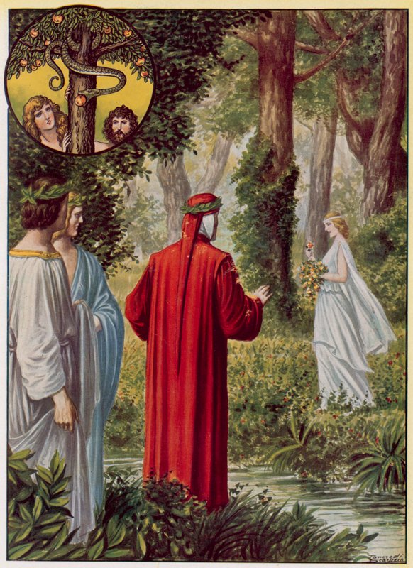Ilustração para a Divina Comédia de Dante de Tancredi Scarpelli