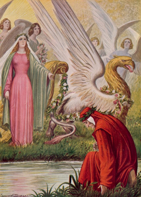 Ilustração para a Divina Comédia de Dante de Tancredi Scarpelli