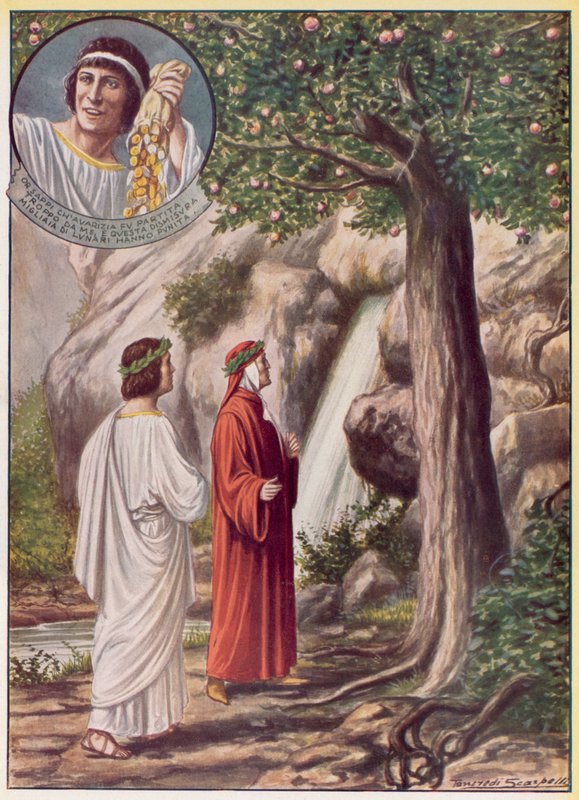 Ilustração para a Divina Comédia de Dante de Tancredi Scarpelli