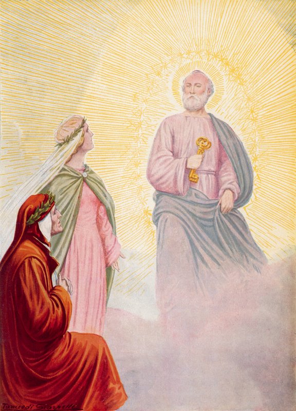 Ilustração para a Divina Comédia de Dante de Tancredi Scarpelli