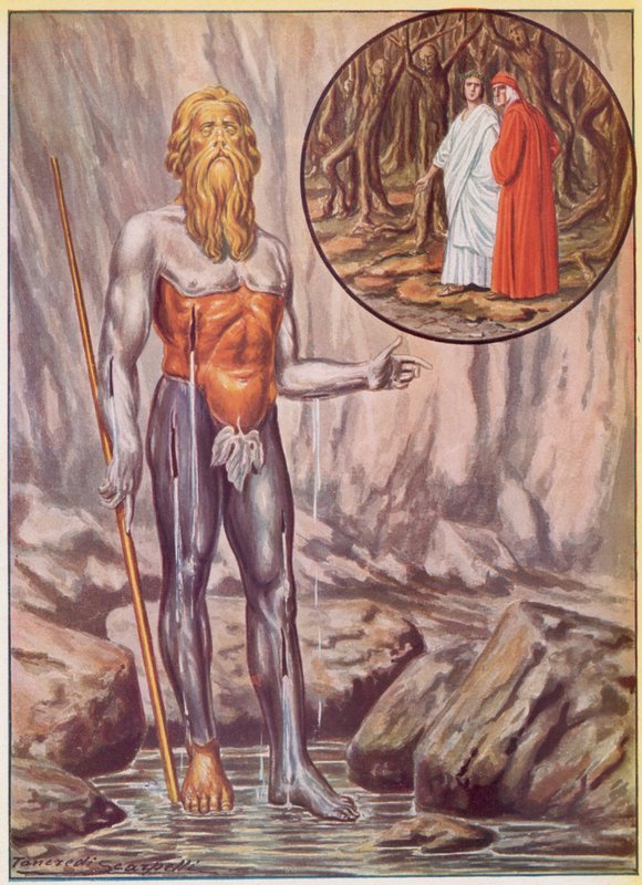 Ilustração para a Divina Comédia de Dante de Tancredi Scarpelli