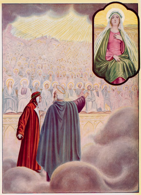 Ilustração para a Divina Comédia de Dante de Tancredi Scarpelli