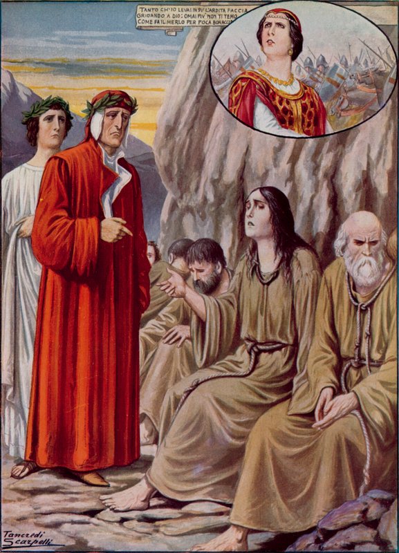 Ilustração para a Divina Comédia de Dante de Tancredi Scarpelli
