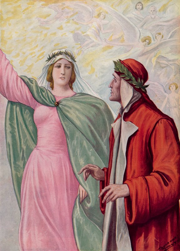 Ilustração para a Divina Comédia de Dante de Tancredi Scarpelli