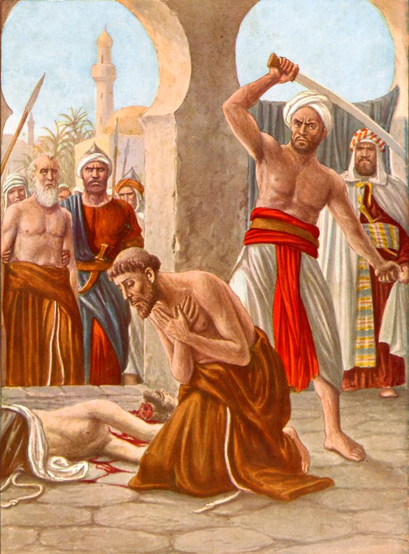 Martydom do irmão Jacopo de Padova na Índia de Tancredi Scarpelli