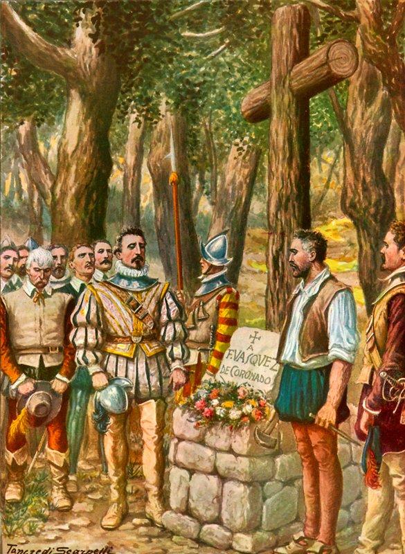 Monumento erigido pelos espanhóis a Francesco Vasquez de Tancredi Scarpelli