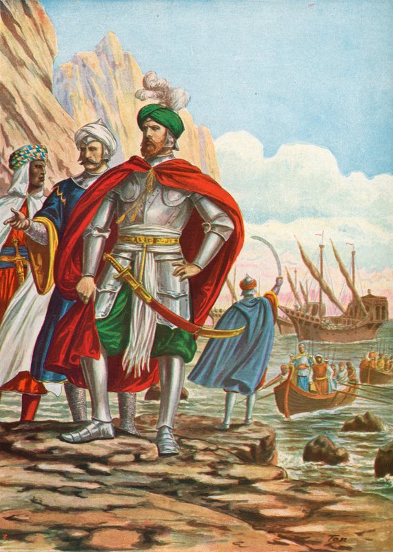 Mustafa desembarque na ilha de Chipre em 1570 de Tancredi Scarpelli