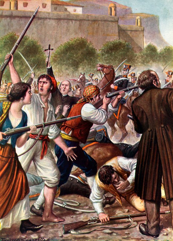 Insurreição de Palermo de 1820 de Tancredi Scarpelli