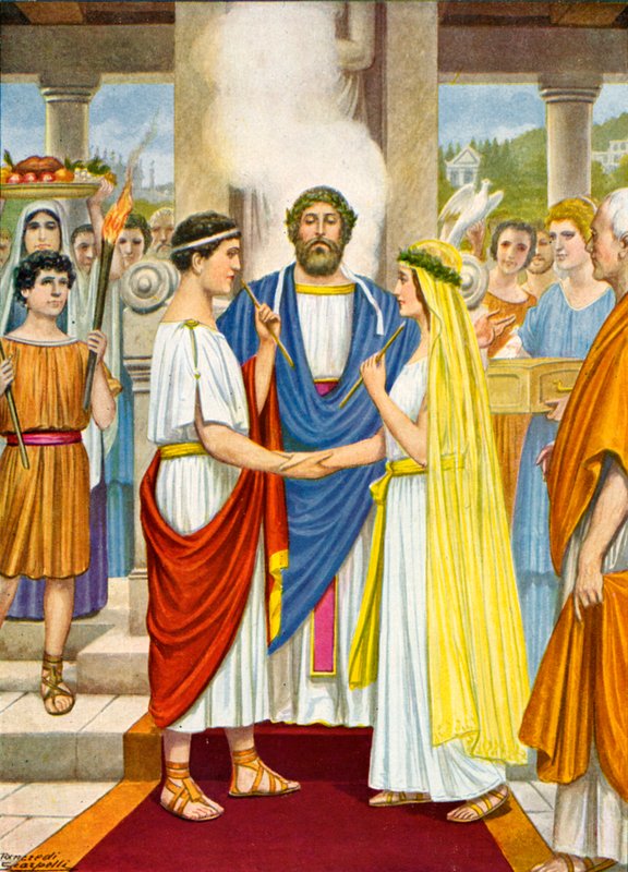Casamento romano na época da república de Tancredi Scarpelli