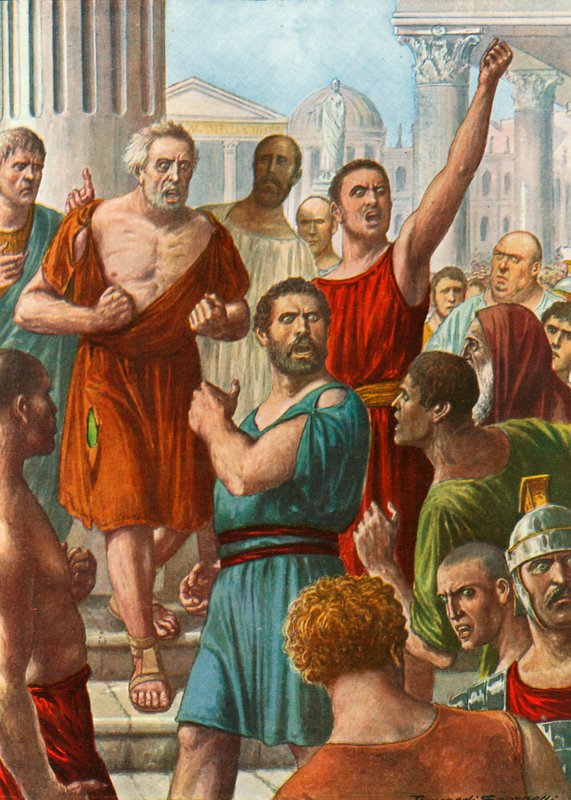 O velho centurião mostra suas feridas de Tancredi Scarpelli