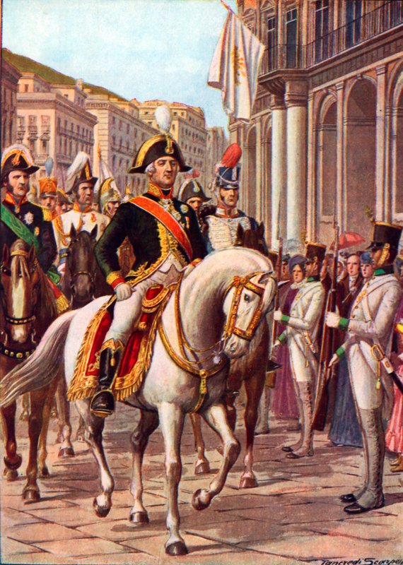 O retorno de Ferdinand IV a Nápoles de Tancredi Scarpelli