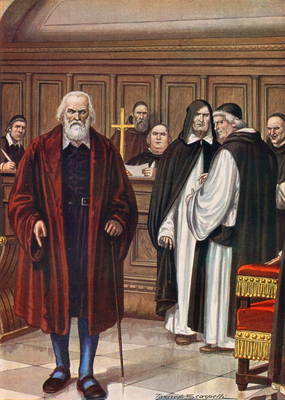 O julgamento de Galileo, 1633 de Tancredi Scarpelli