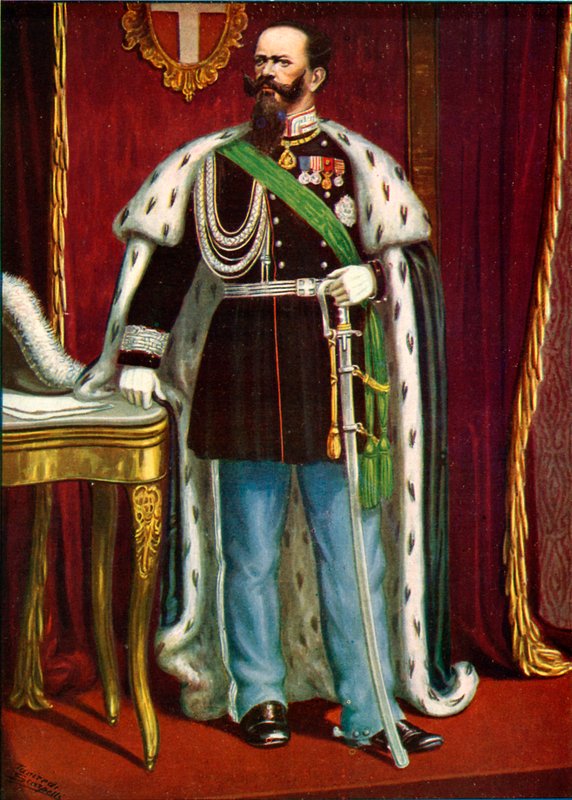 Victor Emanuel II, primeiro rei da Itália de Tancredi Scarpelli