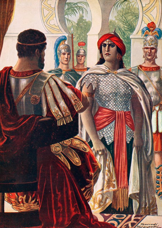 Zenobia na presença de Aureliano de Tancredi Scarpelli