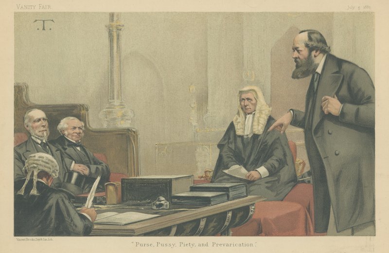 Lords Northbrook, Granville, Selbourne e Salisbury de Theobald Chartran