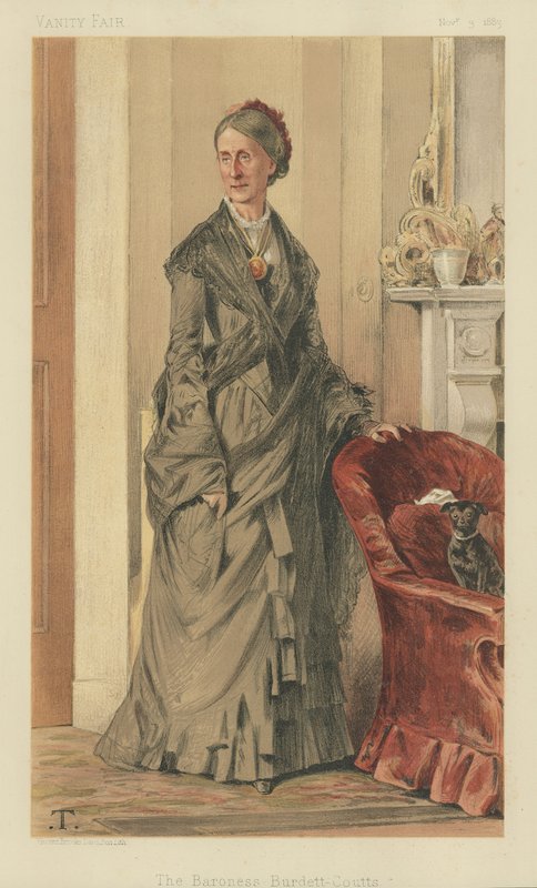 A baronesa Burdett-Coutts de Theobald Chartran