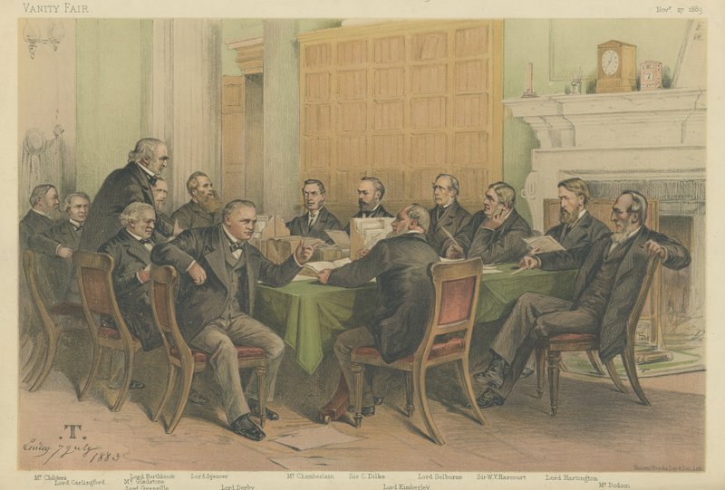 O Conselho de Ministros 1883 de Theobald Chartran
