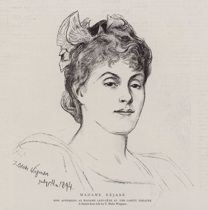 Madame Rejane  de Theodore Blake Wirgman