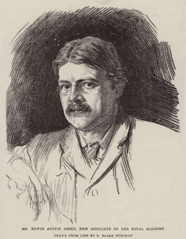 Sr. Edwin Austin Abbey, novo associado da Royal Academy de Theodore Blake Wirgman