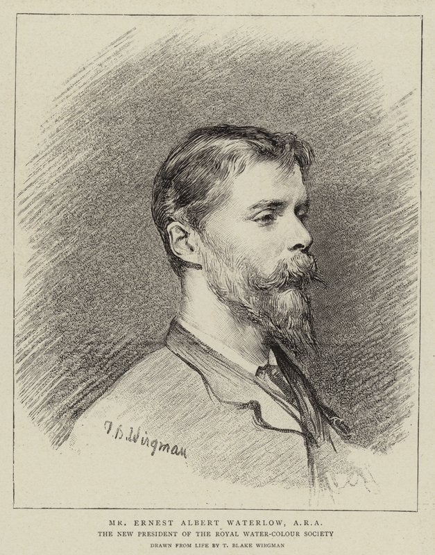 Sr. Ernest Albert Waterlow, ARA de Theodore Blake Wirgman