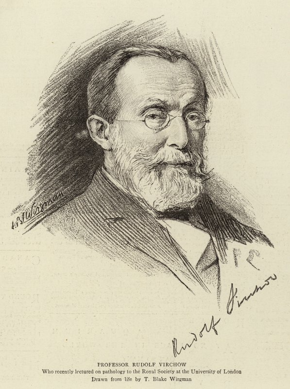Professor Rudolf Virchow de Theodore Blake Wirgman