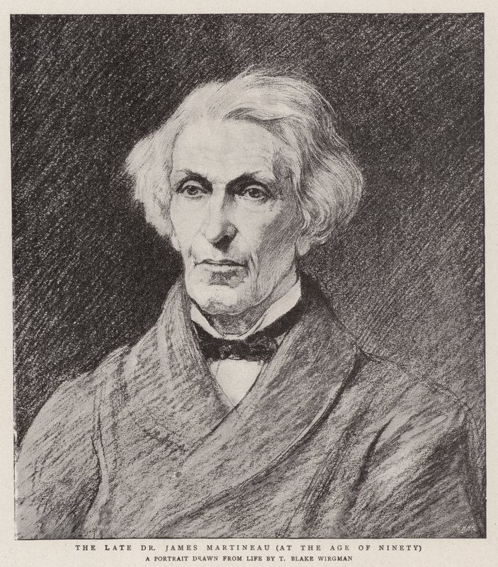 O falecido Dr. James Martineau, na idade de noventa de Theodore Blake Wirgman