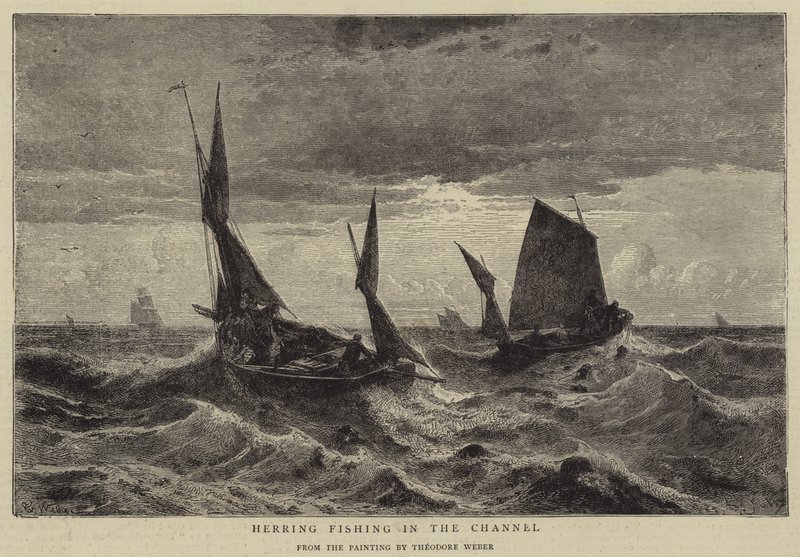 Pesca de arenque no canal de Theodore Weber