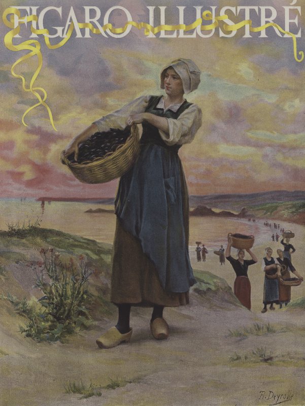 Capa do Ilustre Figaro, setembro de 1891 de Theophile Louis Deyrolle