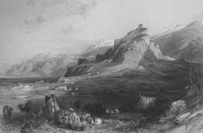 Acrópole de Sardes de Thomas Allom