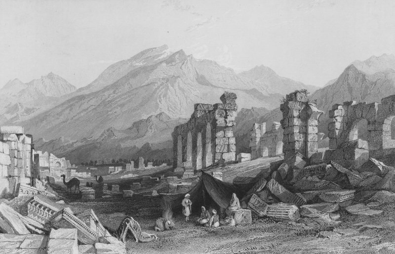Laodicéia, uma das sete igrejas, Ásia Menor de Thomas Allom