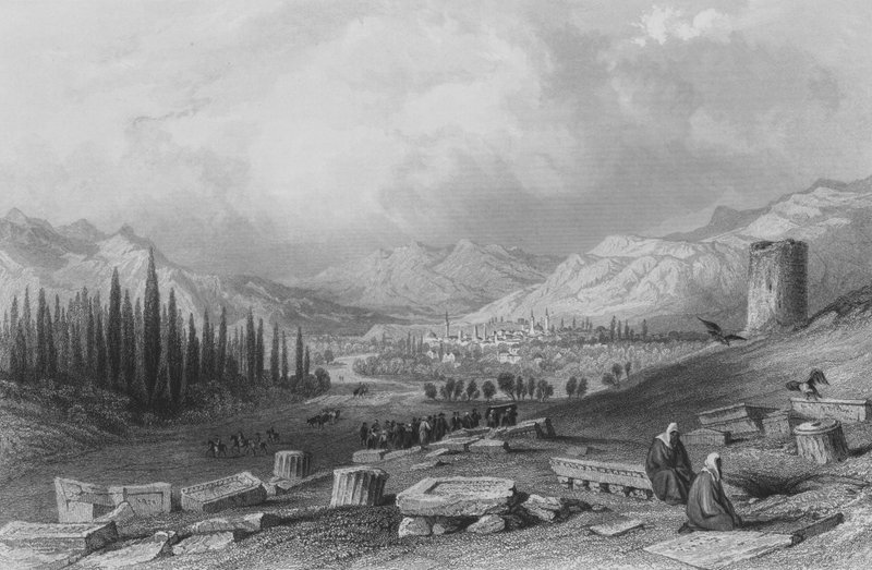 A cidade de Tiatira, na Ásia Menor de Thomas Allom