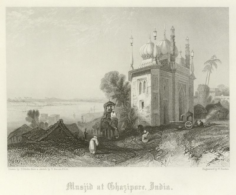 Musjid em Ghazipore, Índia de Thomas Colman Dibdin