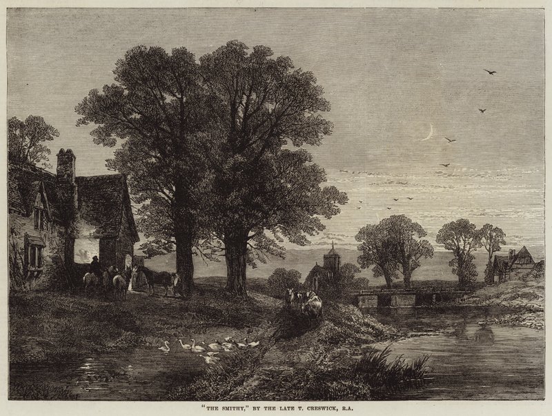 The Smithy de Thomas Creswick