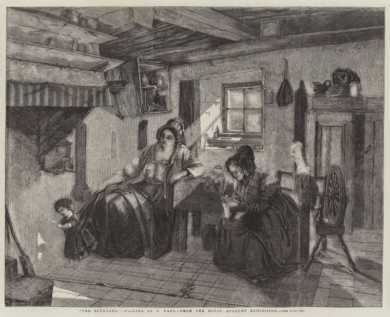 Os raios de sol de Thomas Faed