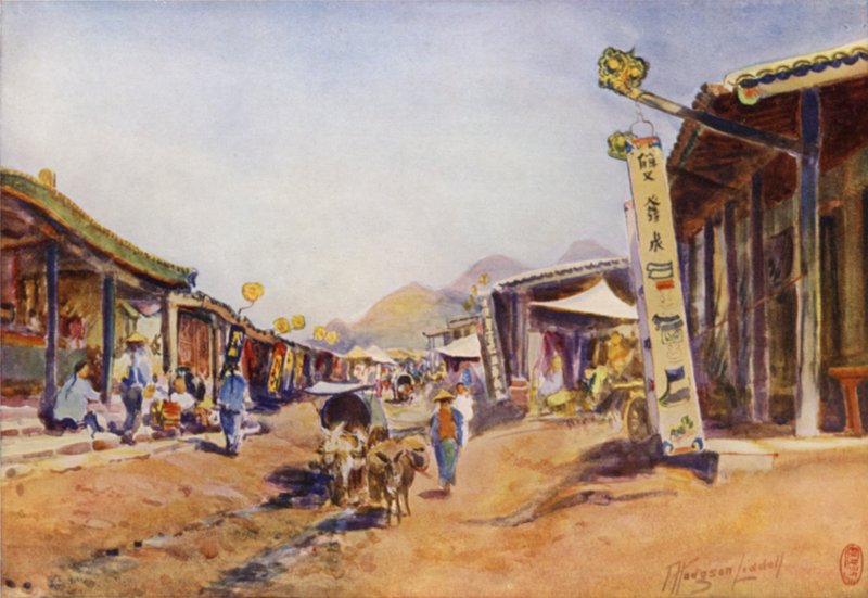 Shan-Hai-Kwan, a rua principal de Thomas Hodgson Liddell